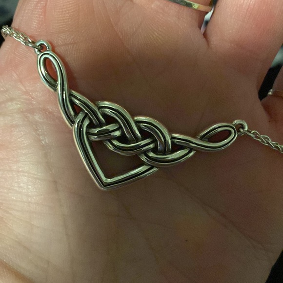 Interlocking heart necklace Brighton NWT - Picture 1 of 3